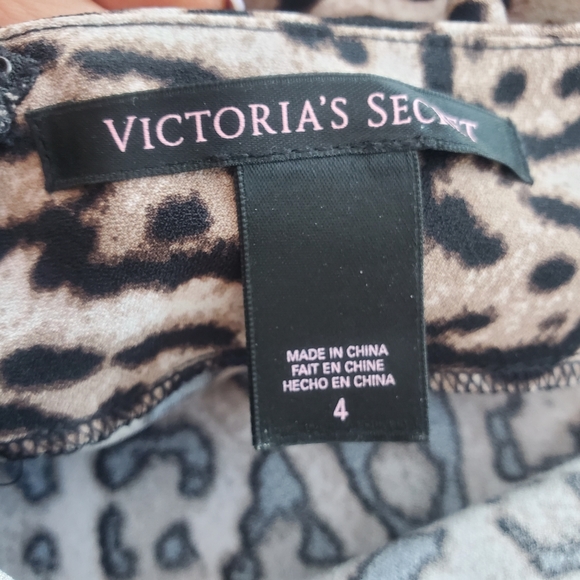 Victoria's Secret Cap Sleeve Leopard Print Dress Women's Size 4 EUC - Picture 2 of 7